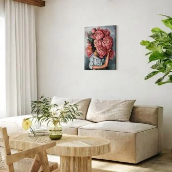 Obraz do samodzielnego malowania - Wielbicielka kwiatów - obrazek 5