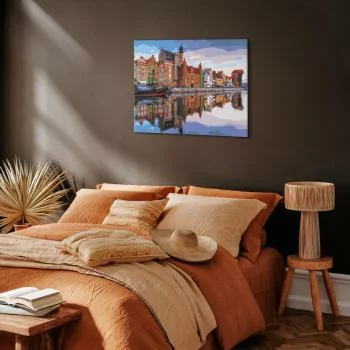 Obraz do samodzielnego malowania - Długie Pobrzeże w Gdańsku - obrazek 5