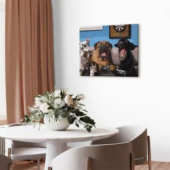 Obraz do samodzielnego malowania - Psi gracze - obrazek 5