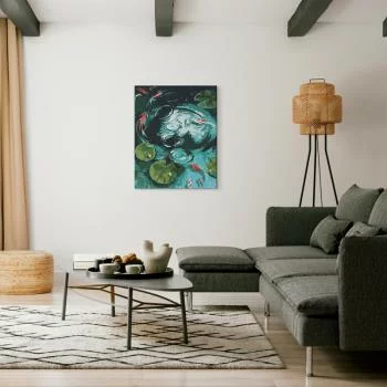 Obraz do samodzielnego malowania - Menufary i karpie koi - obrazek 5