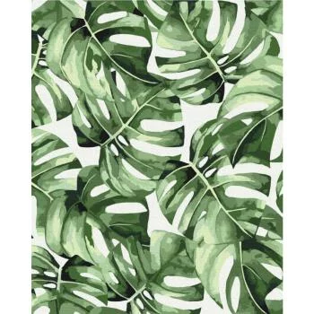 Obraz do samodzielnego malowania - Egzotyczna monstera - obrazek 2