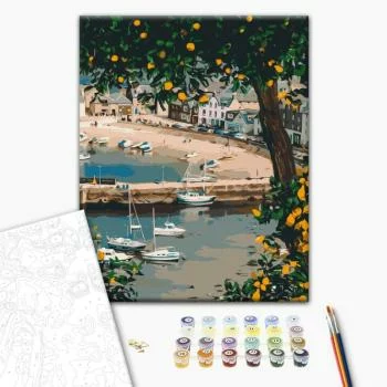 Obraz do samodzielnego malowania - Malownicza zatoka