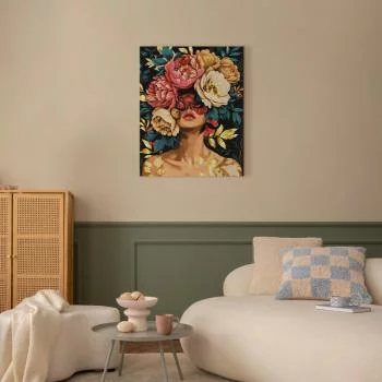 Obraz do samodzielnego malowania - Magia płatków - obrazek 5