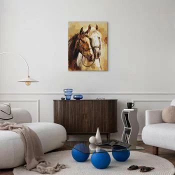 Obraz do samodzielnego malowania - Szlachetne konie - obrazek 5