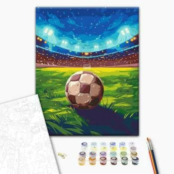 Obraz do samodzielnego malowania - Przed meczem