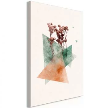 Obraz - Modernistyczny kwiat (1-częściowy) pionowy