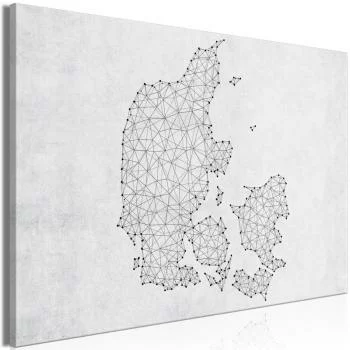 Obraz - Geometryczna kraina (1-częściowy) szeroki