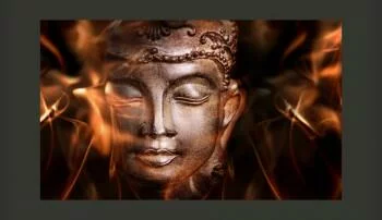 Fototapeta - Buddha. Fire of meditation. - obrazek 2