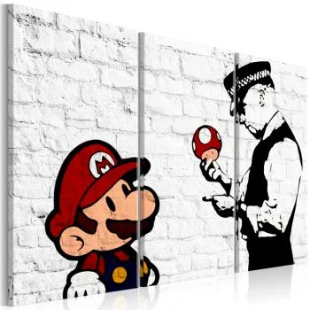 Obraz - Mario Bros (Banksy)