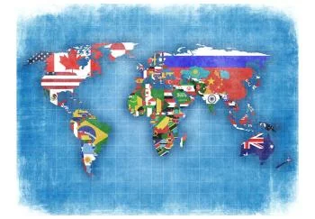 Fototapeta - Flags of countries - obrazek 2