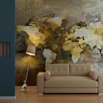 Fototapeta Abstrakcyjna Mapa Świata