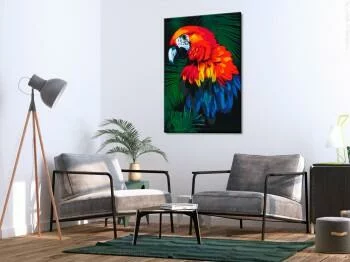 Obraz do samodzielnego malowania - Papuga - obrazek 2