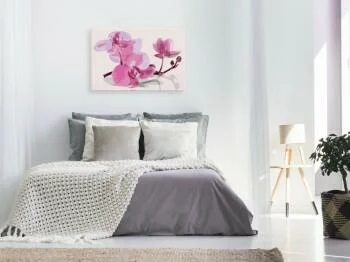 Obraz do samodzielnego malowania - Kwiaty orchidei - obrazek 2