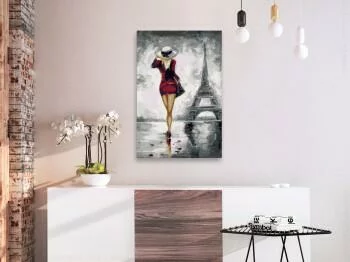 Obraz do samodzielnego malowania - Paryżanka - obrazek 2