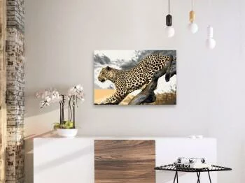 Obraz do samodzielnego malowania - Gepard - obrazek 2