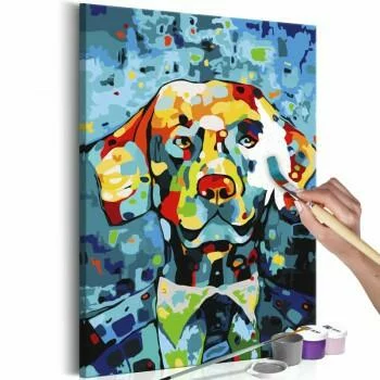 Obraz do samodzielnego malowania - Pies (portret)