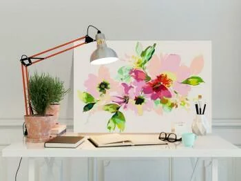 Obraz do samodzielnego malowania - Kolorowe kwiatki - obrazek 2