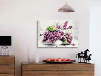 Obraz do samodzielnego malowania - Wazon i kwiaty - obrazek 2