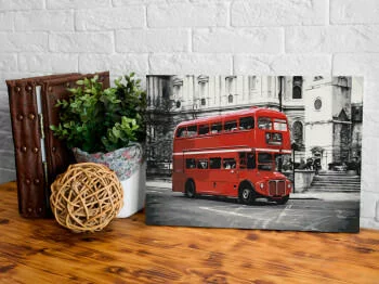 Obraz do samodzielnego malowania - Londyński autobus - obrazek 2