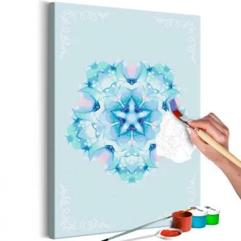 Obraz do samodzielnego malowania - Śnieżynka