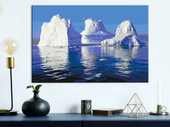 Obraz do samodzielnego malowania - Góra lodowa