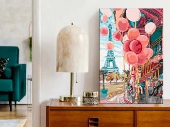 Obraz do samodzielnego malowania - Paryska karuzela