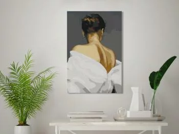 Obraz do samodzielnego malowania - Plecy kobiety