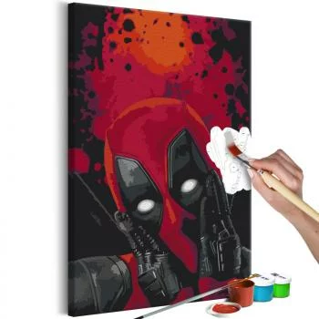 Obraz do samodzielnego malowania - Deadpool