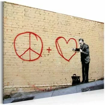 Obraz - Lekarz pacyfista (Banksy)