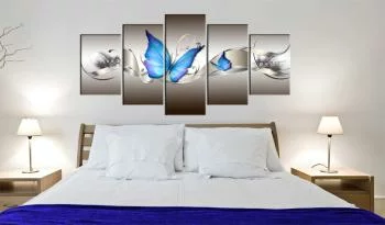 Obraz - Niebieskie motyle - obrazek 2
