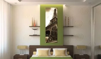 Obraz - Oniryczy Paryż - sepia