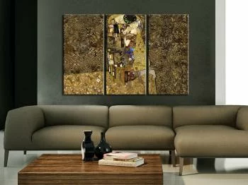 Obraz - Klimt inspiracje - Pocałunek - obrazek 2