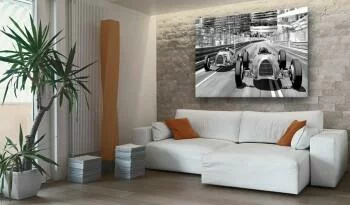 Obraz - Stare samochody wyścigowe - obrazek 2