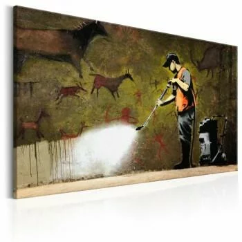 Obraz - Cave Painting by Banksy