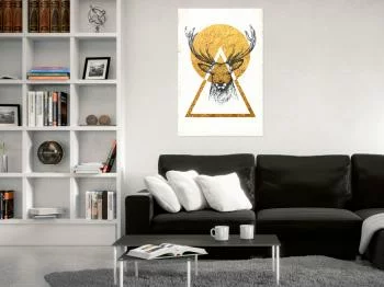 Obraz - Mój dom: Złoty jeleń