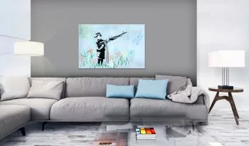Obraz - Boy with Gun by Banksy