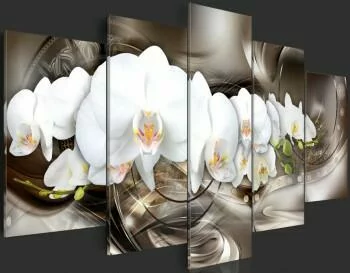 Obraz białe orchidee - obrazek 3