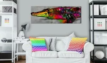 Obraz - Kolorowy aligator - obrazek 2