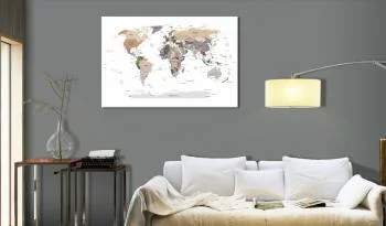 Obraz - Mapa świata: Dokąd dziś?