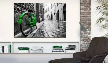 Obraz - Vintage Green Bike