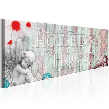 Obraz - Home: House + Love