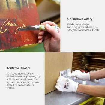 Obraz malowany - Piękne róże