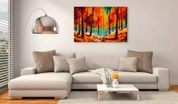 Obraz malowany - Artystyczna jesień - obrazek 2