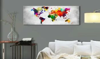 Obraz - Mapa świata: Kolorowa rewolucja - obrazek 2