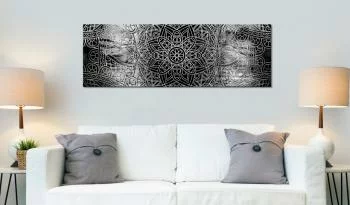 Obraz - Mandala: Szara głębia