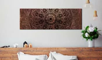 Obraz - Mandala: Bursztynowa cisza
