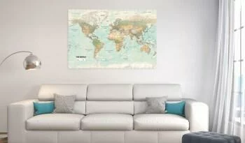 Obraz - Mapa świata: Piękny świat - obrazek 2