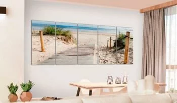 Duży obraz do salonu - plaża - obrazek 2
