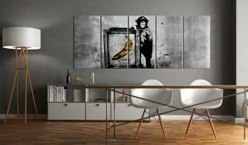 Obraz - Banksy: Małpa z ramą - obrazek 2