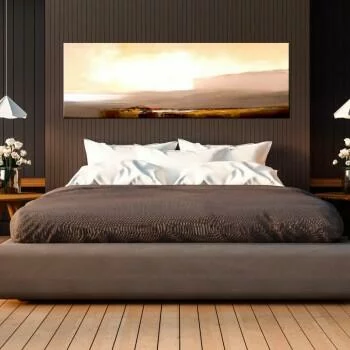 Obraz - Początek końca (1-częściowy) beżowy wąski - obrazek 2